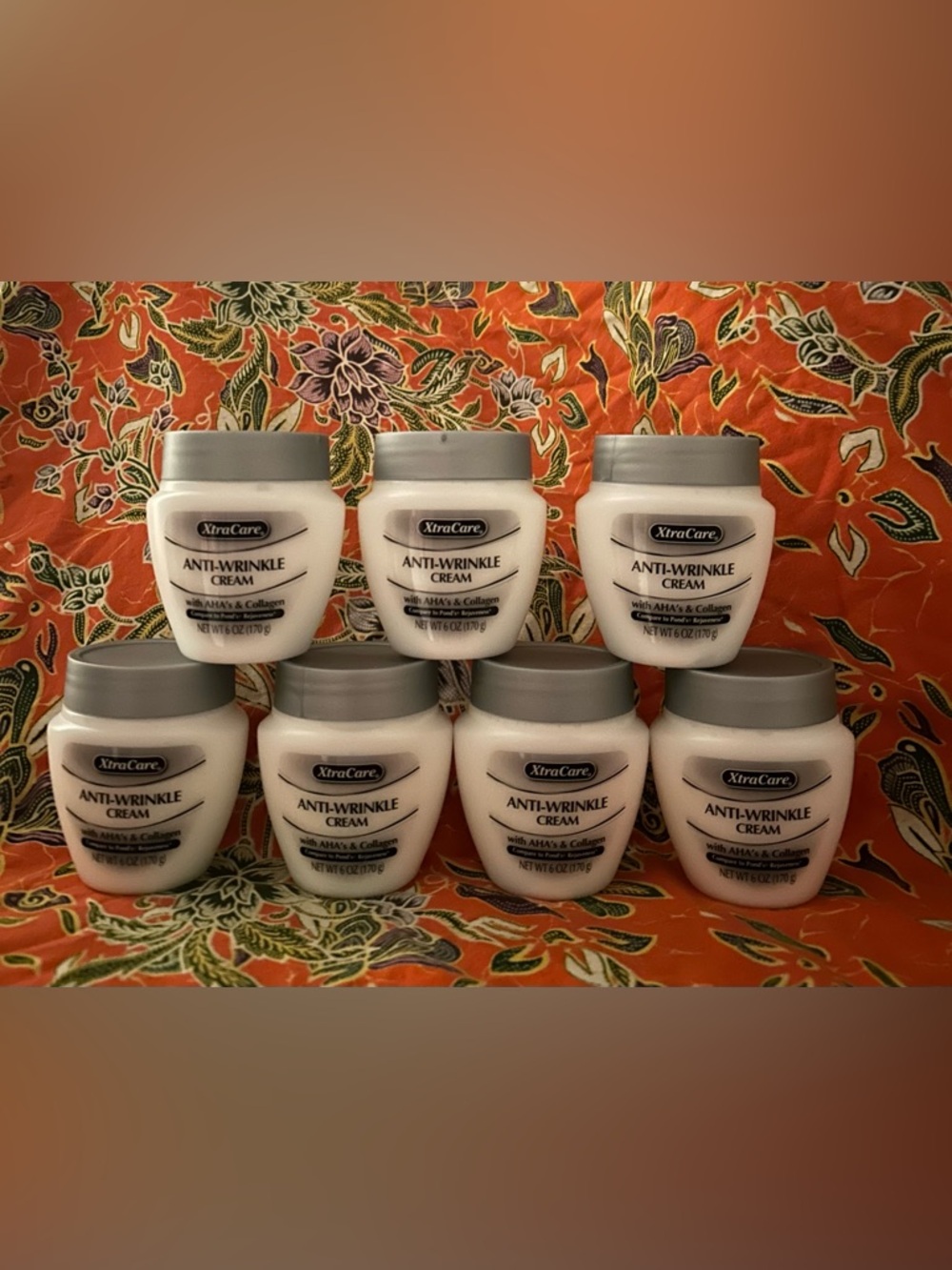 XtraCare Anti-Wrinkle Cream — White Jar with Silver Lid (Lot)